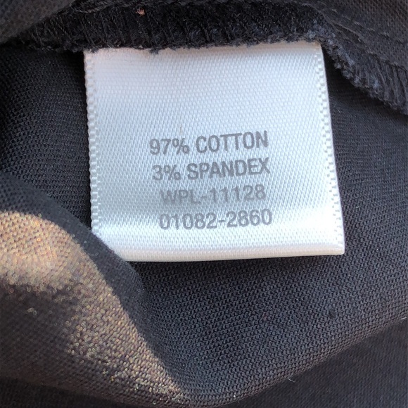 🚨B2G1 CHRISTOPHER & BANKS Black Silver Botton Down Swing Flare Midi Skirt - Picture 10 of 10